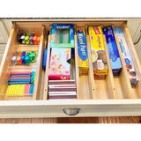 LEEDEN Drawer Dividers, 8 Pack Expandable Drawer Organizer, Foldable Closet Organizers and Storage, Drawer Dividers for Kitchen, Bedroom, Bathroom, Dresser and Office