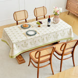 Oubonun Floral Cloth Tablecloths for Rectangle Tables ,Green