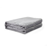 Leeden Ultra Soft Fleece Blanket Throw/Travel Size All Season Flannel Microfiber Throw Blankets for Couch Sofa Bed Thick Warm Fuzzy Plush Anti-Static Lightweight (Dark Grey,50"x 61")