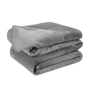 Atarashi 100% Cotton Blanket Queen Size for Bed, Anti-Static Fuzzy Soft Microfiber Bed Blanket (90x90 Inch)