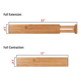 LEEDEN Drawer Dividers, 8 Pack Expandable Drawer Organizer, Foldable Closet Organizers and Storage, Drawer Dividers for Kitchen, Bedroom, Bathroom, Dresser and Office