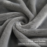 Atarashi 100% Cotton Blanket Queen Size for Bed, Anti-Static Fuzzy Soft Microfiber Bed Blanket (90x90 Inch)