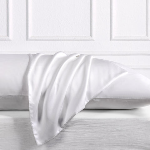 Oubonun 100% Cotton Body Pillowcase - 800 Thread Count/21x54, Moisture Absorbent and Breathable, Premium Hotel Body Pillow Cover for All Seasons, White