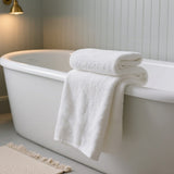 Atarashi Soft Bath Linen, 100% Cotton Bath Towels for Bathroom, 27x59 in Large Bathroom Shower Towels, White