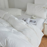 Leeden Luxury Quilt Covers - Ultra-Soft Microfiber Bedding Set, Breathable & Wrinkle-Free, White Queen Sizes
