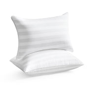 Oubonun 12 x 20 Throw Pillow Inserts (Set of 2) - Lumbar Pillow with Soft Cover - Rectangle Square Interior Sofa Pillow Inserts - Decorative Pillow Insert Pair - White Couch Pillow