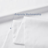 Leeden 100% Cotton Body Pillow Cover, 800 Thread Count 21x54 Soft Breathable Long Body Pillow Pillowcase, White