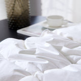 Leeden White Down Alternative Comforter Queen All Season Quilted Bed Comforter Lightweight Duvet Insert with Corner Tabs for Winter Soft and Machine Washable (Queen White)