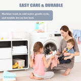 Leeden Waterproof Crib Mattress Protector, Bamboo Baby Mattress Cover, Soft and Breathable Quilted Toddler Mattress Pad 52"×28", White, 2 Pack