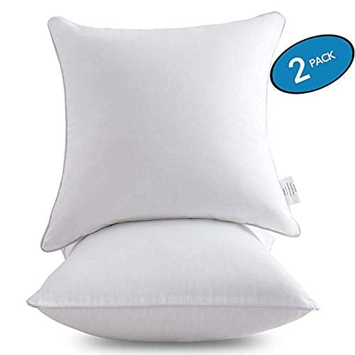 Oubonun Throw Pillow Inserts (Set of 2) - 100% Cotton Cover - Square–  Oubonun Home